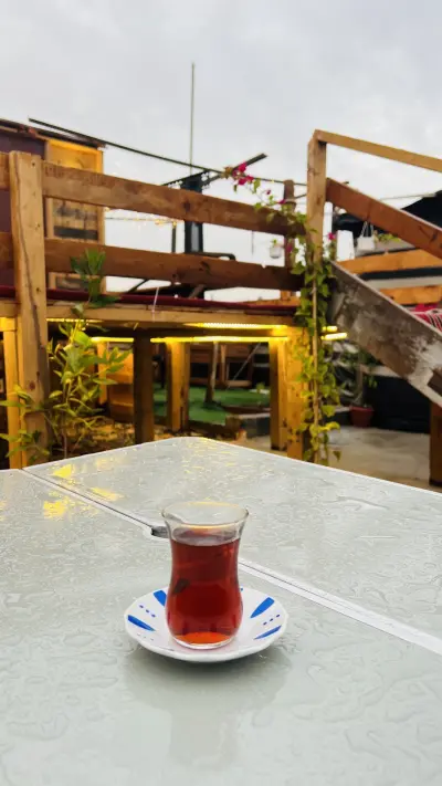 صورة ٦، مخيم وقت الشتاء