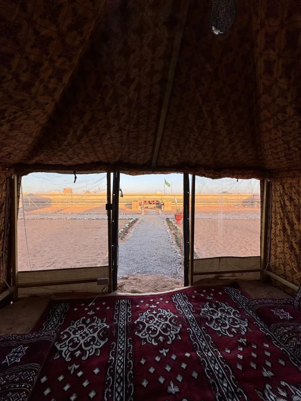 صورة ١، مخيم ليلة شتاء الخاثر