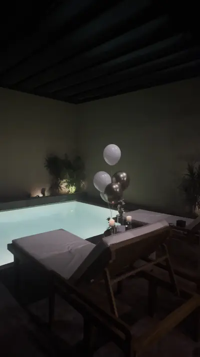صورة ٣، Portal Chalets With Private Pool-Al Arid