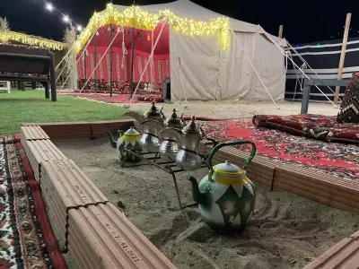 مخيم النخيل الشتوي بينبع البحر