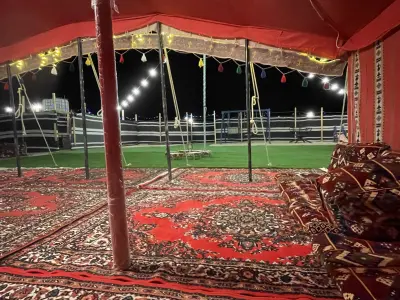 صورة ٢، مخيم النخيل الشتوي بينبع البحر