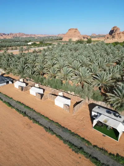 صورة ٢، اكواخ وكرافانات واحة الفريد الريفي