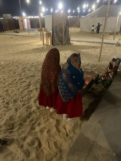 صورة ٣، مخيم ليلة شتاء