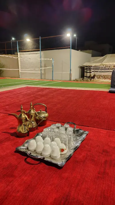 صورة ٢، استراحة أواصر 'ملعب طائرة