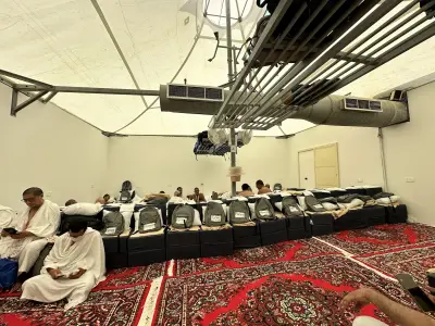 صورة ٤، مخيم طيران ناس بمنى