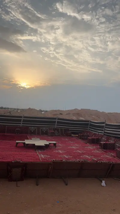 صورة ٤، خيام وجلسات عبدالرحمن المطيري