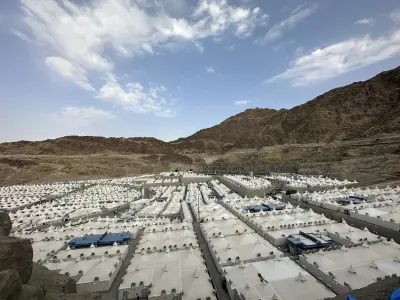 مخيم طيران ناس بمنى