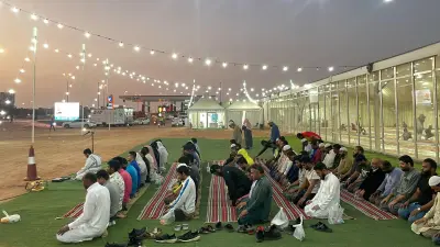 صورة ٤، مخيم تفطير جمعية الشرق