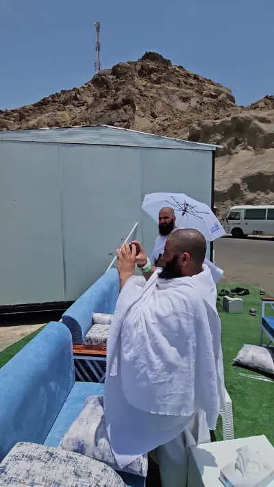 صورة ٣، مخيم شركة ناصر نصار الحازمي لحجاج الداخل