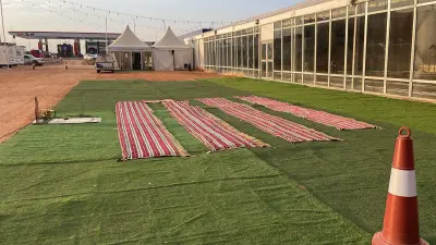 صورة ٢، مخيم تفطير جمعية الشرق